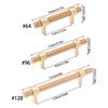 1pair Cabinet Pull Wooden Dressers Knob Simple Drawer Pulls Handles Kitchen Bedroom Furniture Hardware Enduring