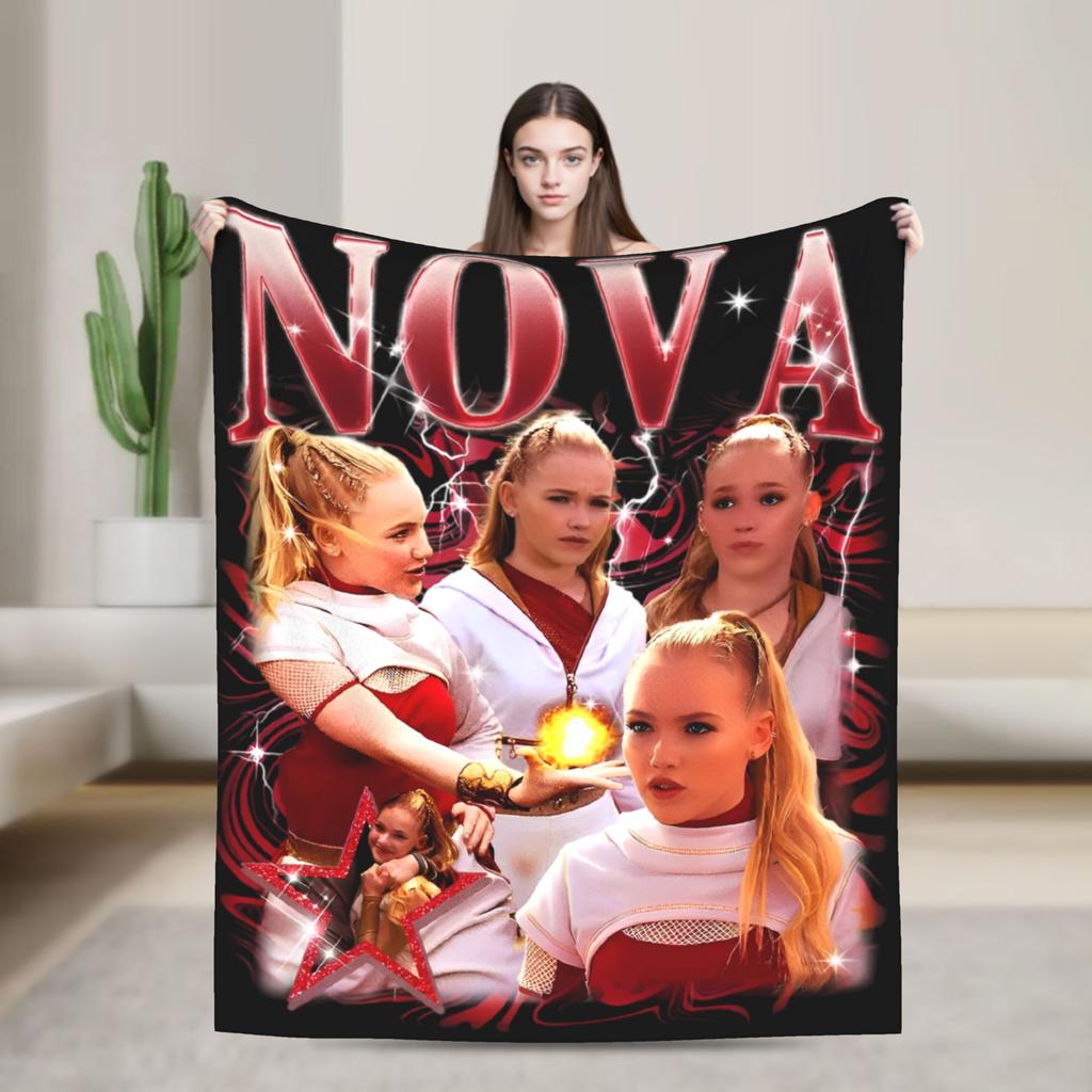 Zombies 4 Dawn of the Vampires Knitted Blankets Flannel Addison Bootleg Lightweight Throw Blankets Travel Home Couch Thin Quilt