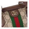 Gucci Ophidia Logo Læder Skulder Tote Taske Mellem Størrelse Damehåndtasker Brun 836825-FAE0J-9867