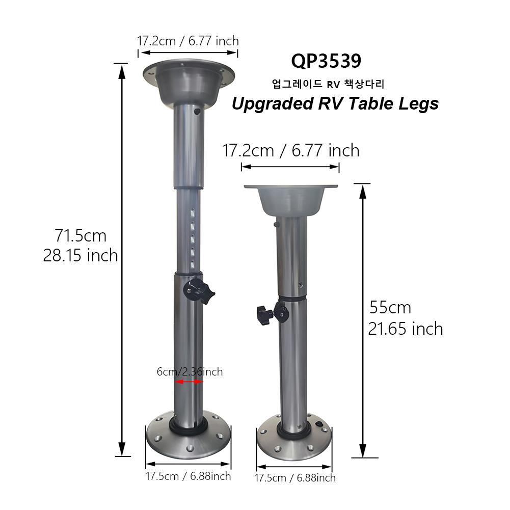 

Телескопический, подвижный, вращающийся, регулируемый кронштейн для стола из алюминиевого сплава для автофургона, складной, для кемпера, прицепа, аксессуары зелёный