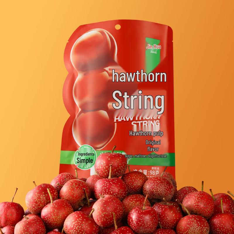 Jinhui 0 Additive Hawthorn Candied Fruit Skewers