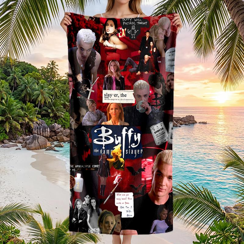 Buffy Fashion Beach Towel: Ideal for Summer Adventures Soft, absorbent and quick drying suitable for swimming and bathing