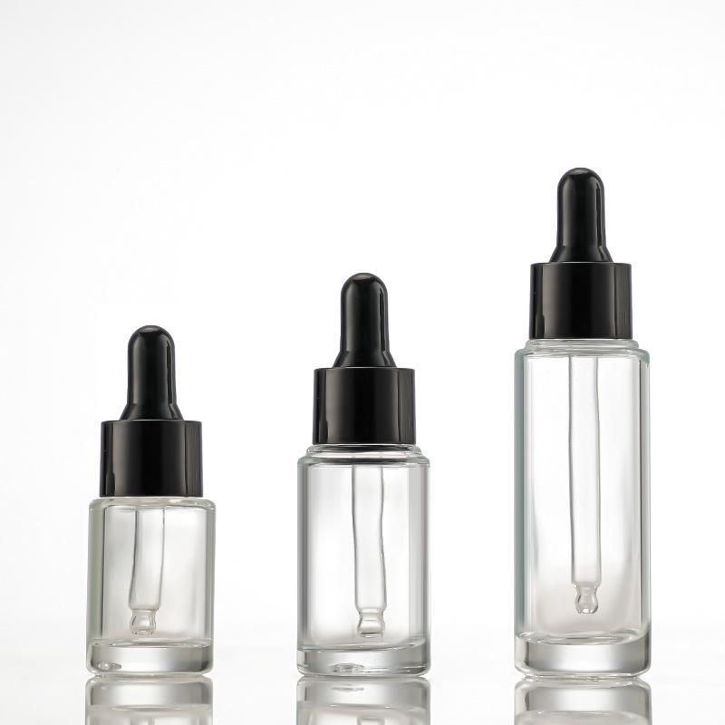 

Gold-Capped Frosted Glass Dropper Bottle for Essential Oils and Cosmetics