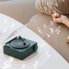 Record Player Bluetooth Speaker 3 Modes HiFi Stereo Sound Portable Wireless Turntable Speaker Alarm 