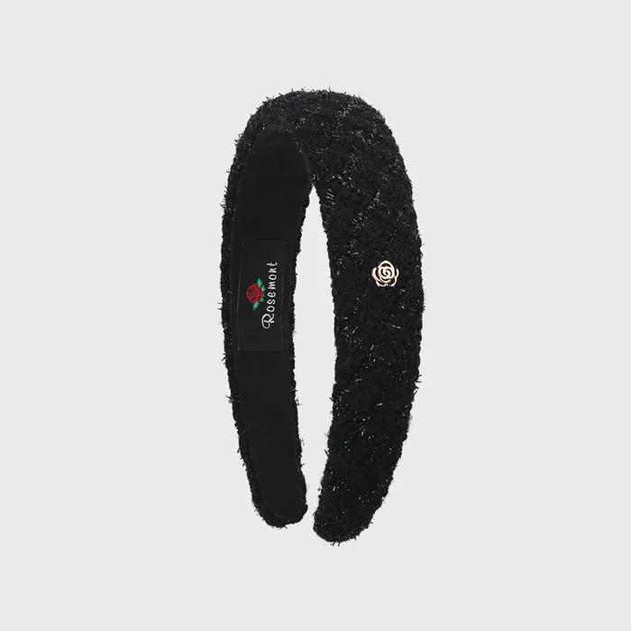 Tweed Hairband Black RA25D45L