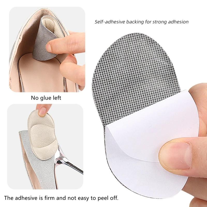 3Pair Heels Protector Insoles for Shoes Backs Heel Sticker Adjust Size Adhesive Non-slip Shoe Pads Pain Relief Foot Care Inserts