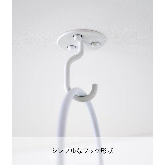 Yamazaki Planter Hook with Plasterboard Pins - White - W6 X D6 X H8.2cm - Tower 10227