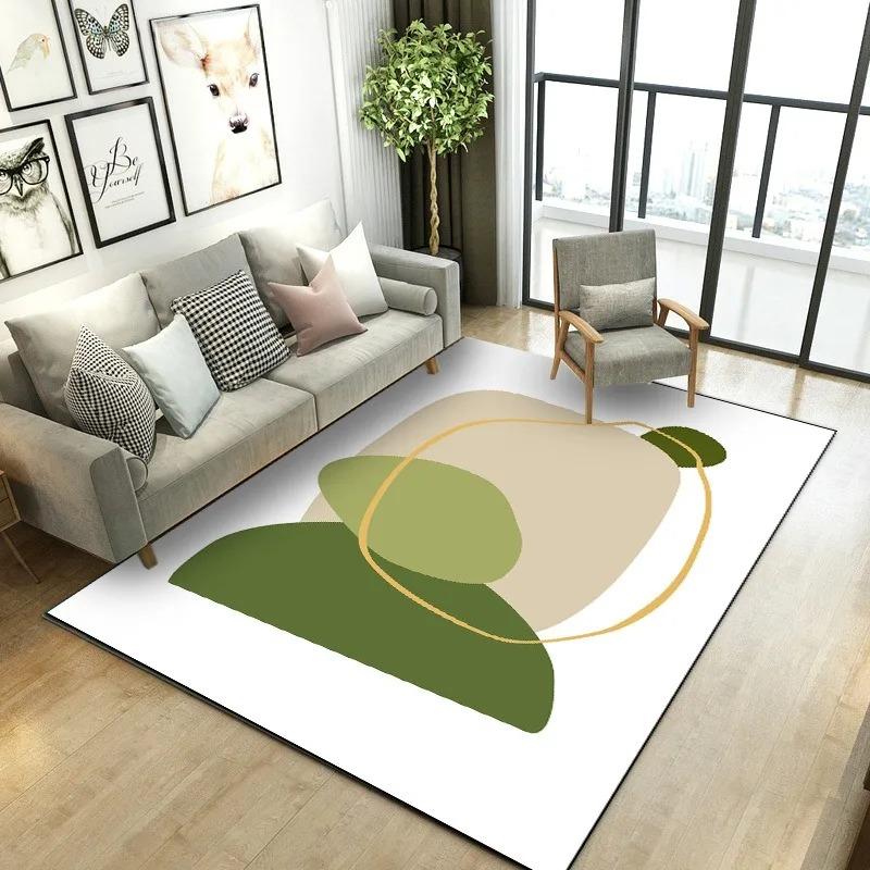 Creative Geometric Style Pattern Bedroom Floor Mats Decoration Home Living Room Floor Mats