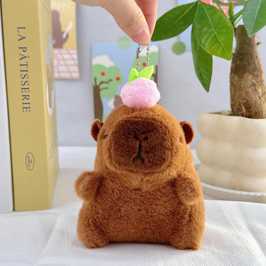Popular Guinea Pig Plush Keychain - Cute Cavy Backpack Charm & Ornament