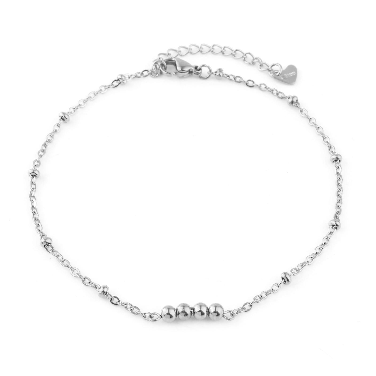 

DoreenBeads 304 Stainless Steel Link Cable Chain Anklet Gold Color For Women Foot Leg Chain Ankle Bracelets Jewelry 23.5cm long