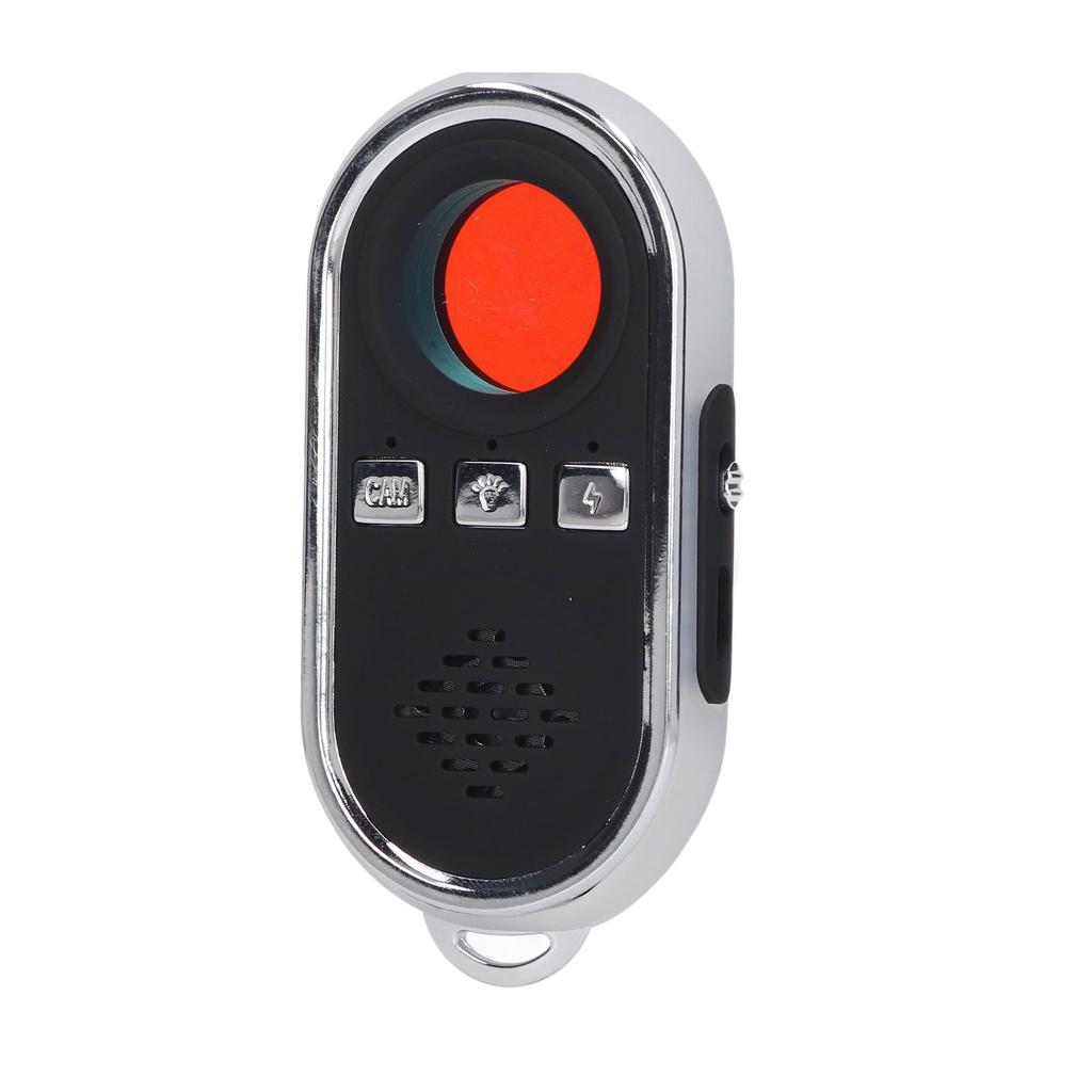 Infrared Camera Detector Audible Visual Alarm Wireless LED Anti Spy Detector for Apartment Hotel Black
