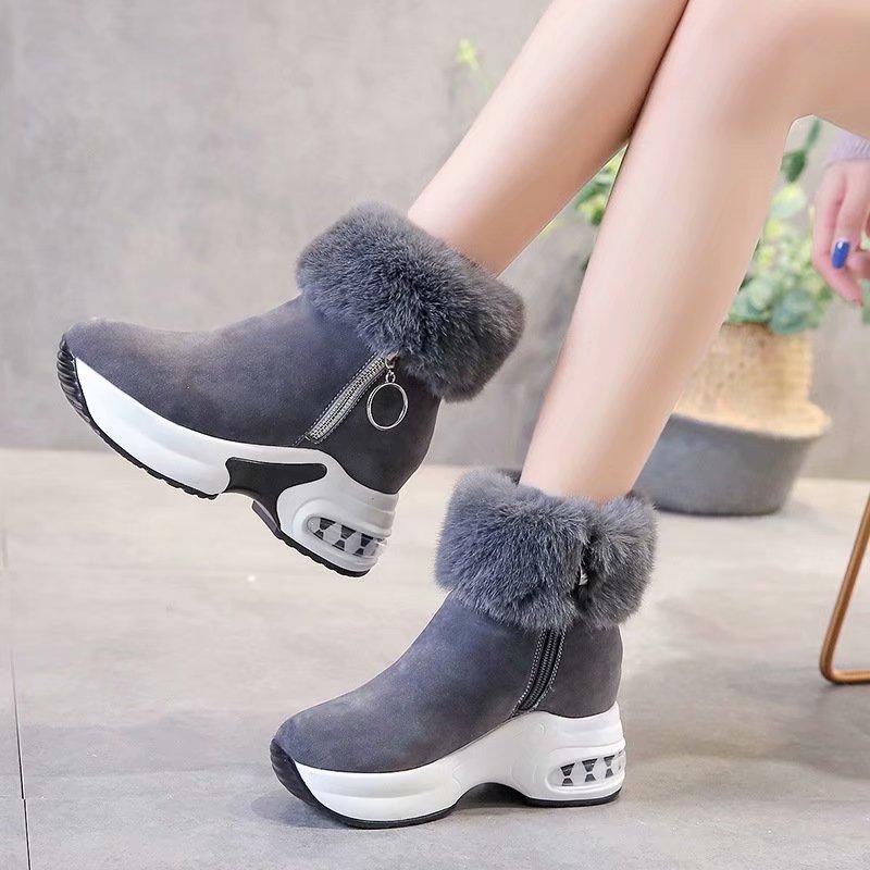 fur lined sneaker boots
