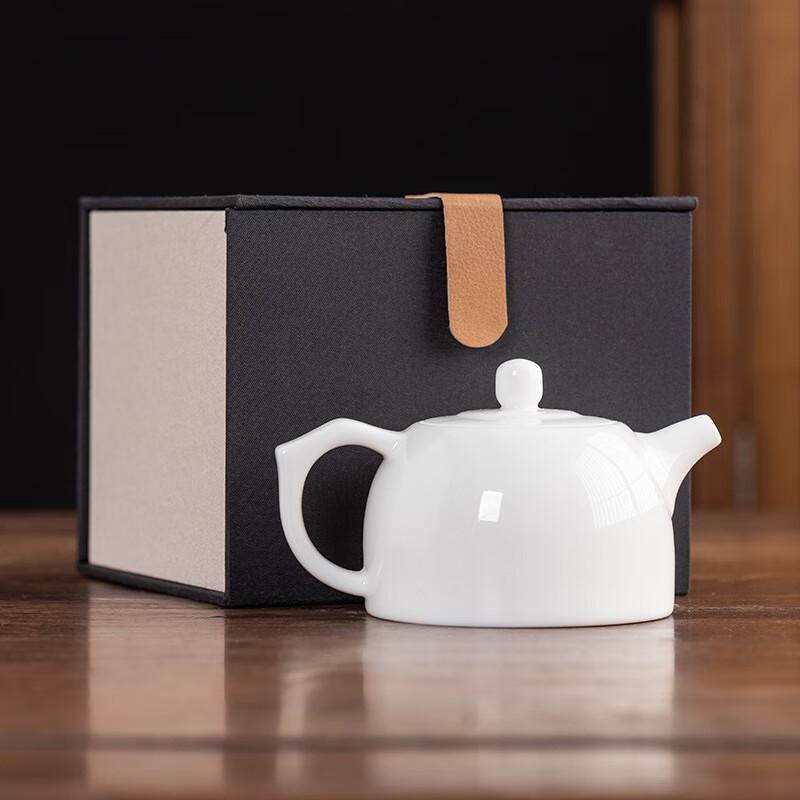 Mutton Fat Jade White Porcelain Gongfu Tea Set