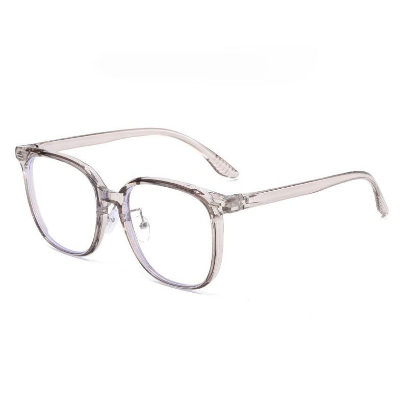 Large Square Frame HD Blue Light Blocking Reading Glasses Women's INS Style Fashion Presbyopia Glasses Trendy Decorative Eyewear