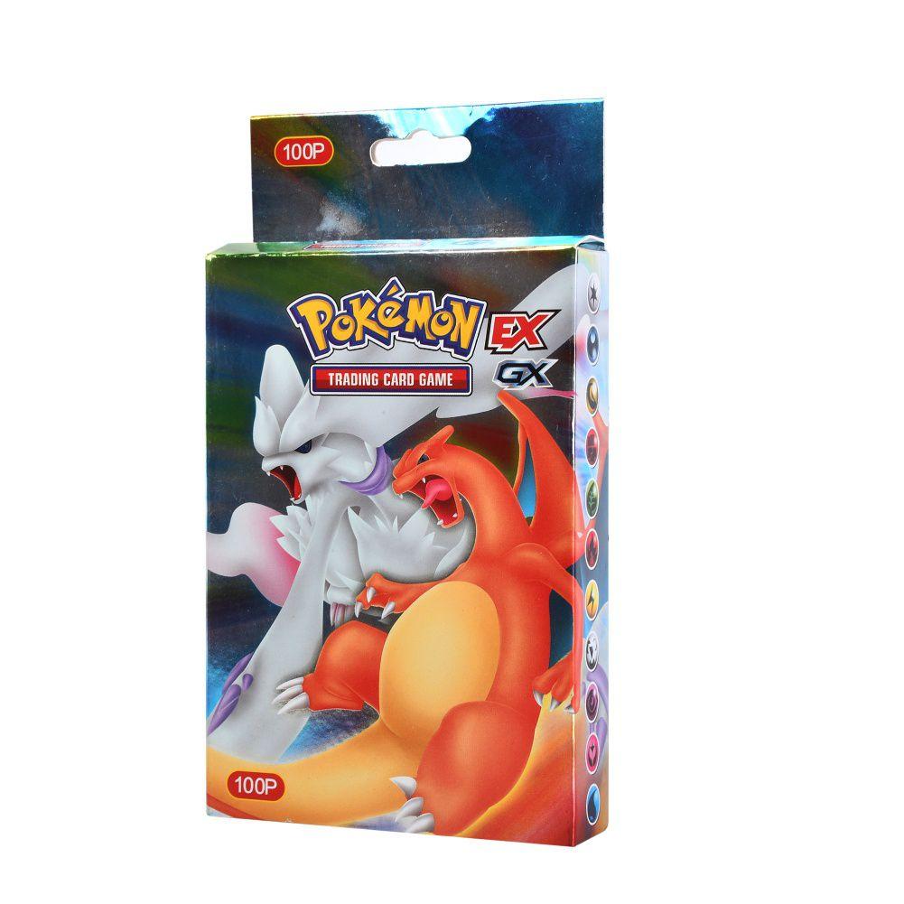 

Потрясающие карточки Покемон Tcg Английский Ex Gx Tag Коллекционная игра Солнце и Луна Царство Холода 100pcs(78EX+21GX+1Energy)