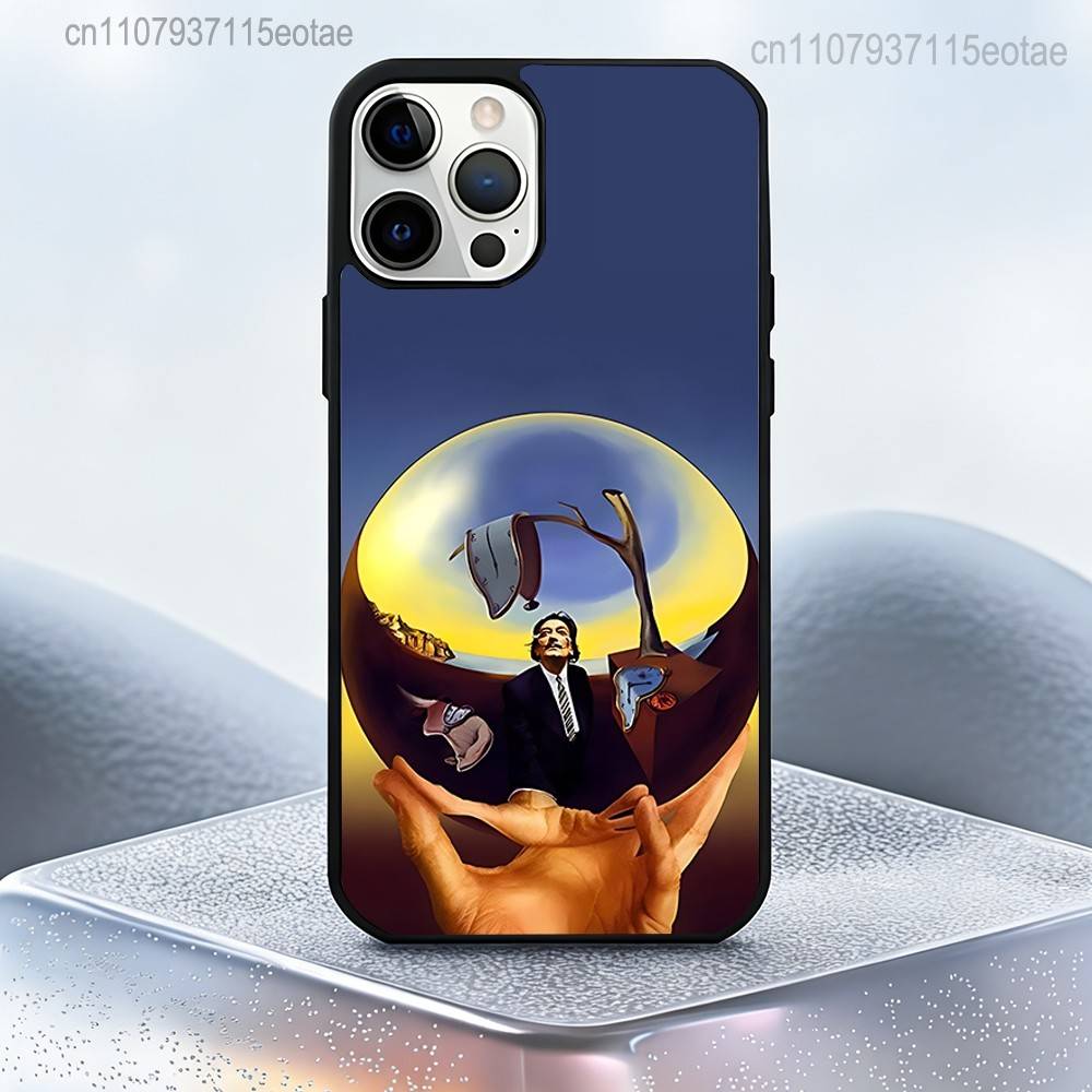 S-Salvador Art D-Dali PAINTINGS Magnetic Wireless Charging Case For iPhone 11,12,13,14,15,16,17,Pro,Max,Plus Shockproof Cover