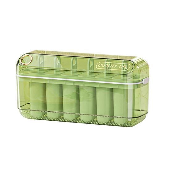 

Форма для мороженого и кубиков льда с крышкой, пластиковая форма без BPA для домашнего мороженого, для хранения в морозильной камере, легкое извлечение, можно мыть в посудомоечной машине, летний кухонный инструмент для зелёный