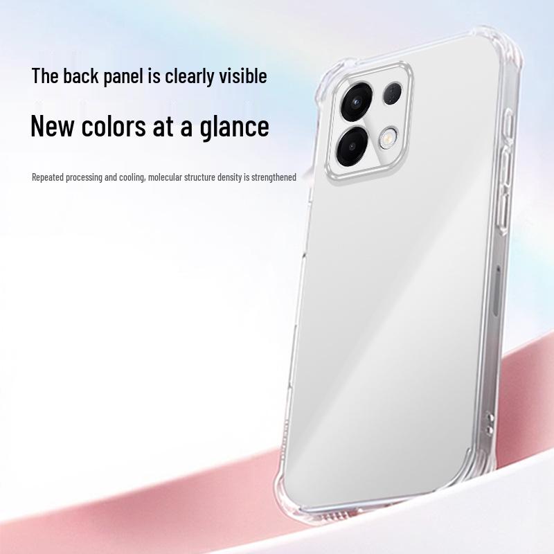 Oppo K12s/K12x Transparent TPU Airbag Anti-Drop Case - High-End Protective Cover
