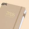 Elastic Strap Notebook 144 Planner 2026 A5 Daily Journal Sheets Hardcover Pen Calendar Multifunctional Work-Life