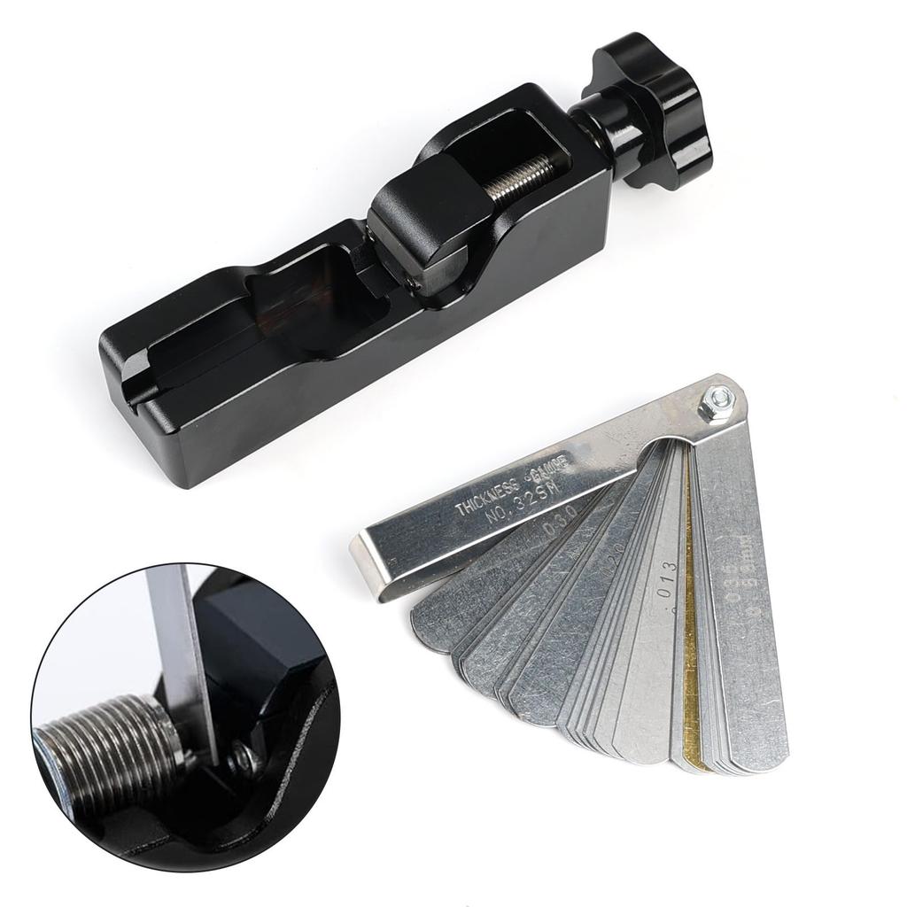 High Strength Aluminum Alloy Spark Plug Gap Adjustment Tool Wrench For M10 M12 M14 M16 Multi Size Automotive Maintenance
