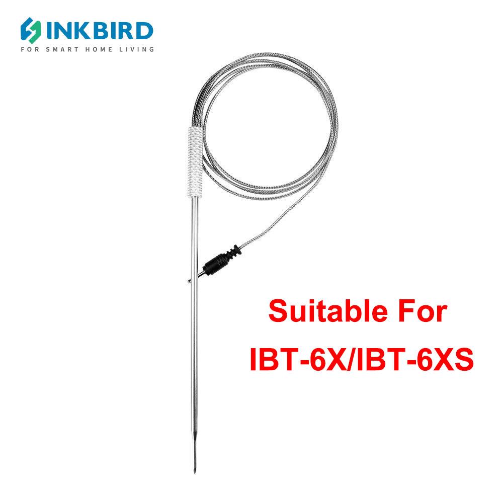 

INKBIRD Meat Probes for IBT-2X IBT-4XS IBT-4XR IBT-6XS Stainless Steel Food-Grade Meat Probe for Grilling Digital Thermometer Probe for IBT-6XS