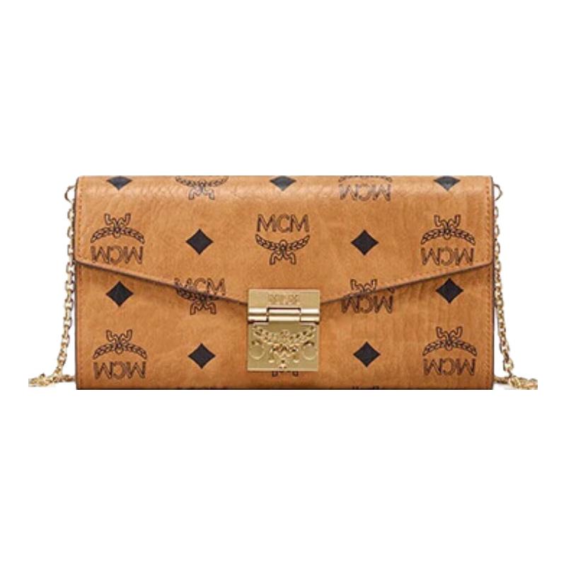 MCM Tracy Large Envelope Chain Wallet Crossbody Bag