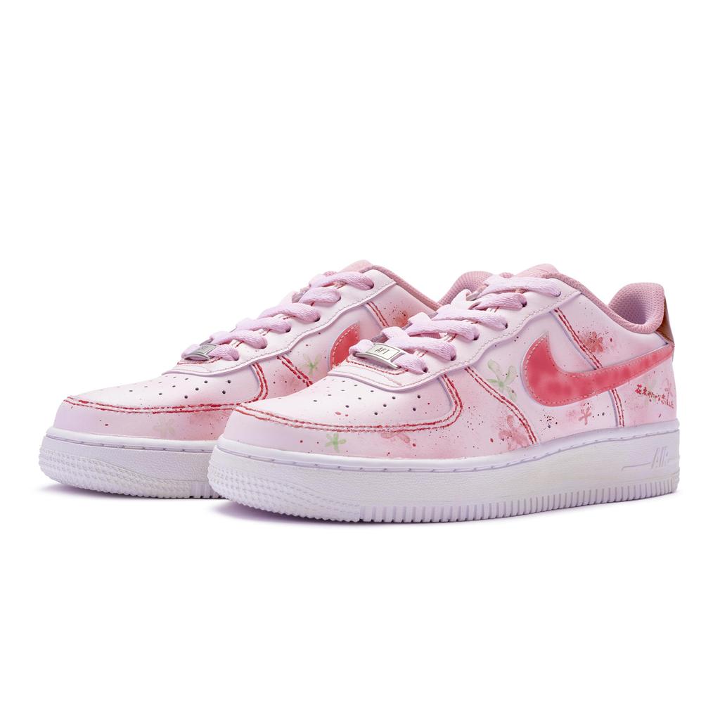 Nike Air Force 1 Low 811 Manufacturing Low top Skateboard Shoes GS Pink White Red DH2920-111(Team80-)