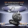AI Translator Earbuds Bluetooth 5.4 Earphones Waterproof Wireless Headphones with ENC Noise Cancelling Mic For Sports Workout Gym Translation Headset 