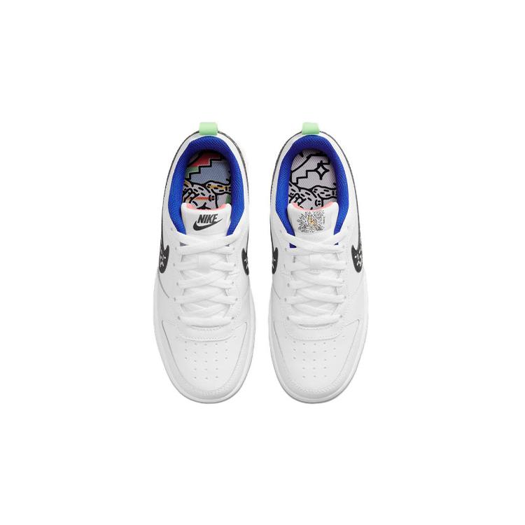 New Nike Court Borough Low White Black Photon Dust GS DV1367-101
