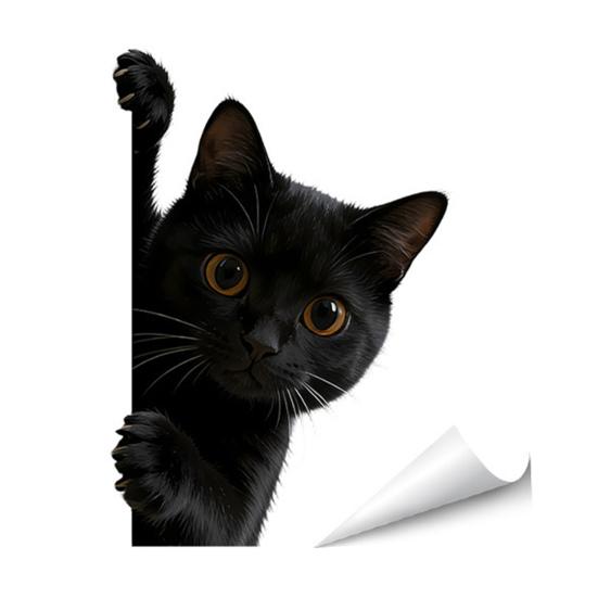 Adesivos de Janela de Animais Raposa Gato Guaxinim Desenho Animado Adesivos Estáticos Removíveis para Quarto de Crianças Sala de Estar Portas de Vidro Janelas