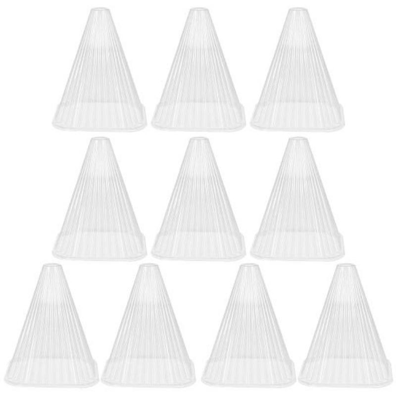 

10 шт., прозрачные садовые колпаки, ПЭТ-пластик, многоразовое покрытие для детской комнаты 10pcs прозрачный