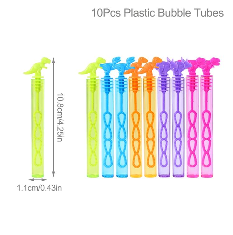

10/20Pcs Dinosaur Tube Bubble Soap Bottle Wedding Gifts for Guests Birthday Party Kids Birthday Party Supplies Gift Baby Shower