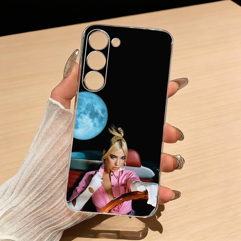 D-Dua L-Lipas Singer Phone Case For Samsung S25,S24,S21,S22,S23,S30,Ultra,S20,Plus,Fe,Lite Transparent Cover