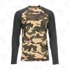 Mens Quick-Dry UV Protection Fishing T-Shirt Long Sleeve Crew Neck Summer Outdoor Angling Sports Cycling Apparel