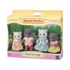 Sylvanian Families 5455 Persian Cat Family Figures by Toytron