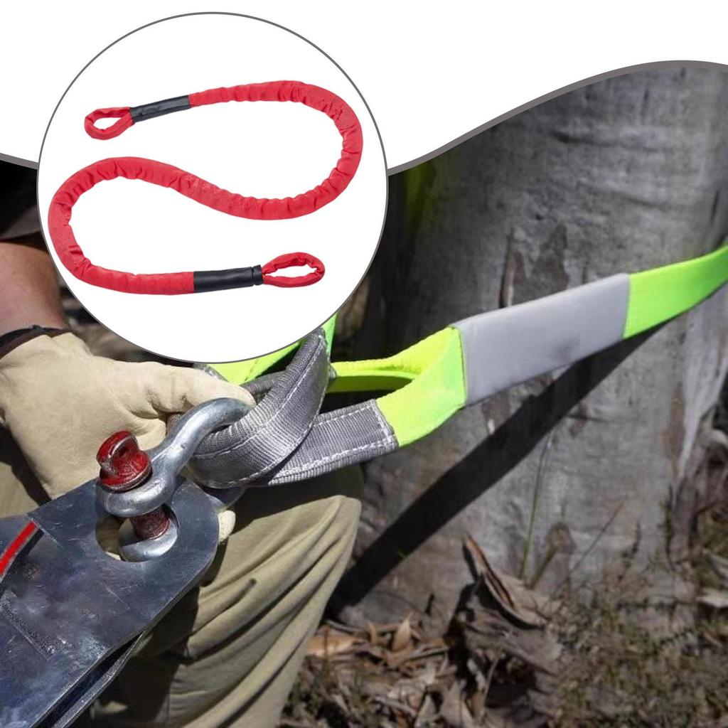 Sturdy Tow Recovery Strap, Heavy Duty Traction Rope for CAR UTV Accessories, Multipurpose Rescue