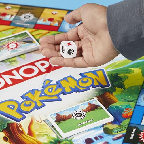Monopoly Pokémon Edition Board Game | Ages 8+ | 2-4 Players | Kids Game for Pokémon Fans | Fun Family Game | Average Play Time: 45 Minutes