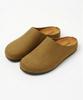 Underoff Suede Clogs Light Brown