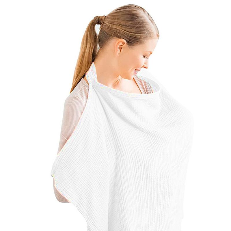 Mother Outing Breastfeeding Cover Cotton Baby Feeding Nursing Covers Adjustable Privacy Breastfeeding Apron Stroller Blanket