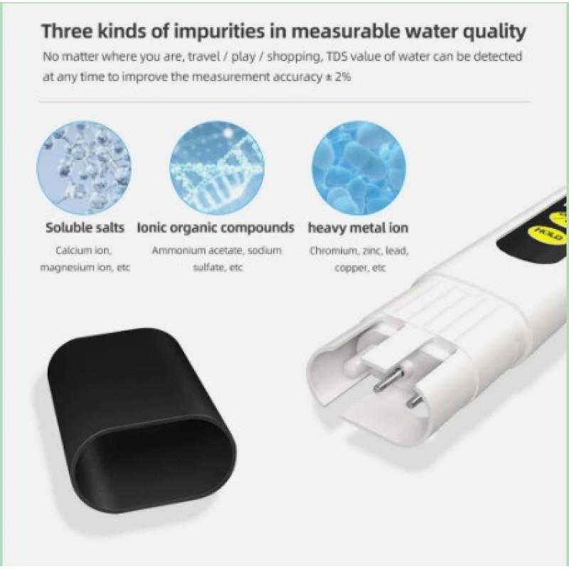 Heiß! Automatische TDS-Messgerätkalibrierung 0-990 ppm Wasserqualitätsmessgerät für Schwimmbad-Aquarium-Trinkwasser