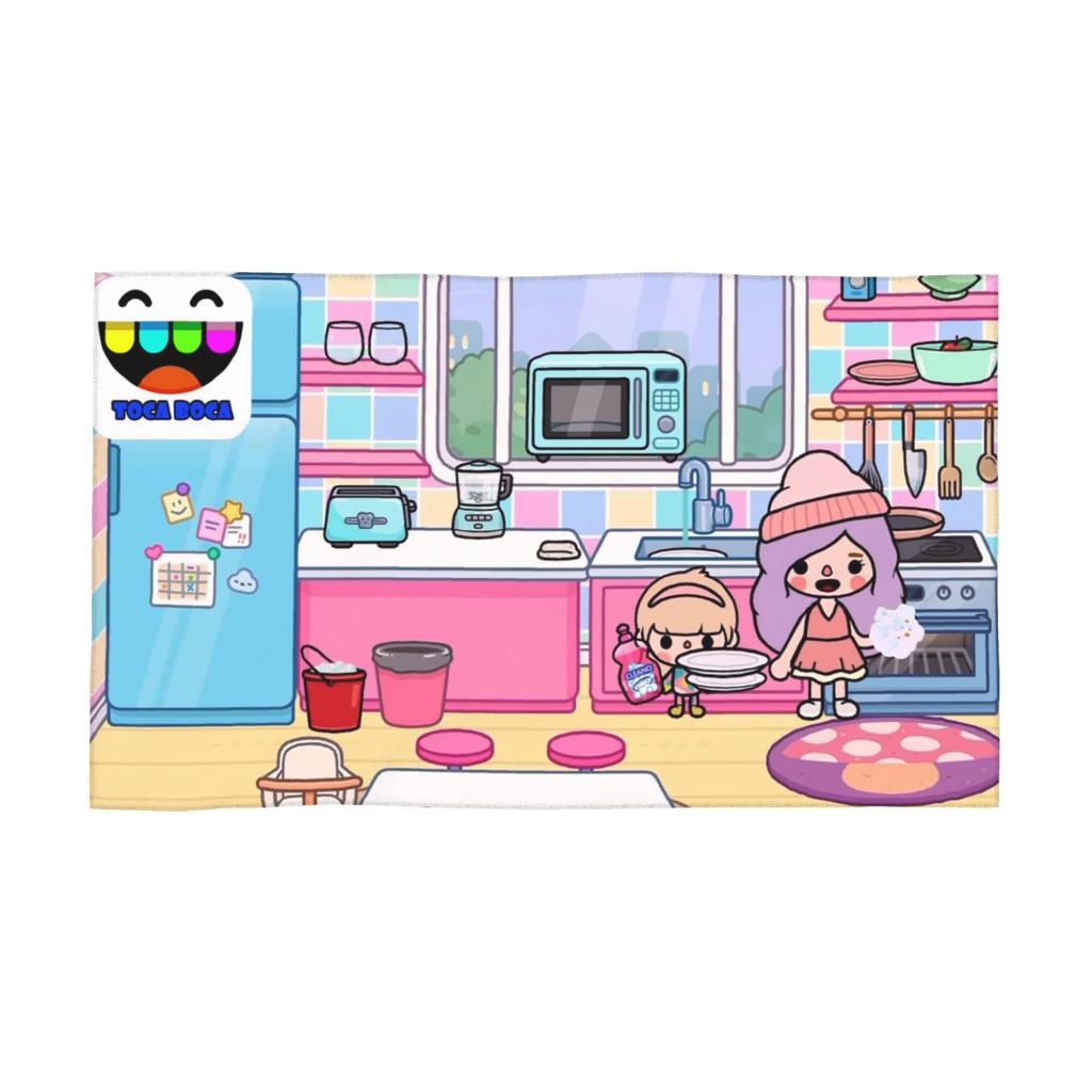 Toca Life Box Toca Boca Süßes Spiel Weiches Gesichtstuch Schnelltrocknend Pool Bad Baumwolltücher Saugfähig