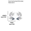 Cool-Toned Blue Gradient Goldfish Earrings - Korean Style, High-End, Fresh, Unique Fashion