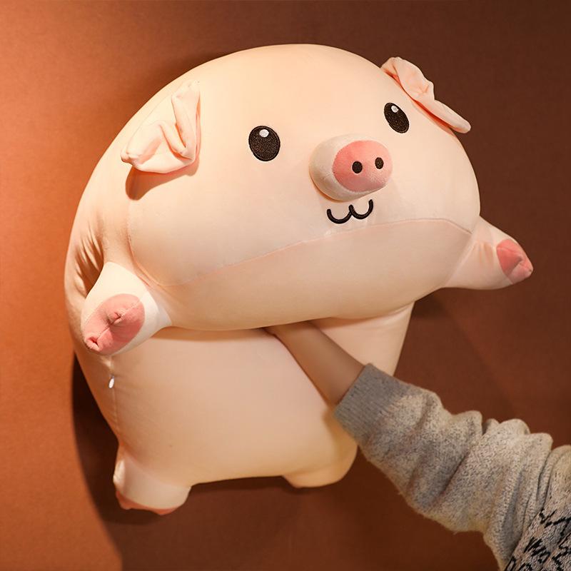 Chubby Pig Throw Pillow Cute Piglet Doll Plush Toy Bedroom Cushion Children's Sleeping Pin Leg Girl Pillow