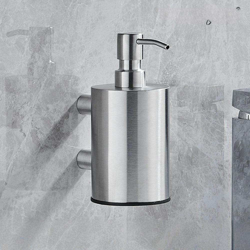

Brushed Gold Soap Dispenser Wall Mounted Bathroom Hand Liquid Soap Dispenser Black Shampoo bottles Wall Shampoo Bottles Pump