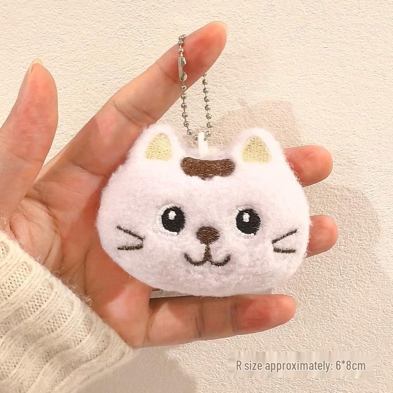 Year of the Sheep Lamb Keychain: Cute Plush Pendant for Students' Bags