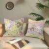 Cartoon Cute S-Sugarbunnies Cushion Cover Car Throw Pillow Case For Sofa Car Christmas Gift 40x40cm 45x45cm