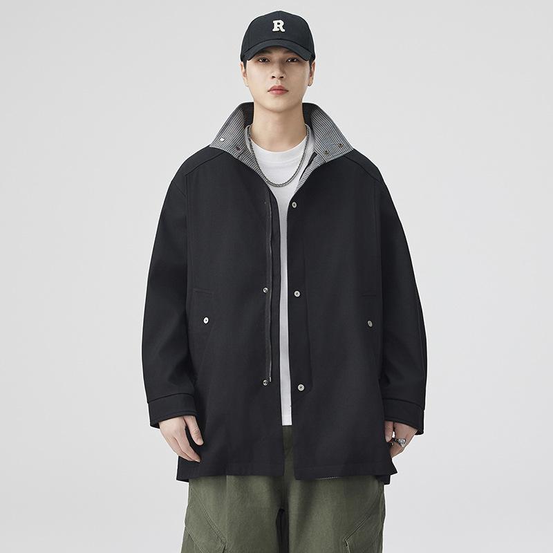 Men's Coat 2025 New Jacket Jacket Jacket Fashion Trend Loose Casual Windproof