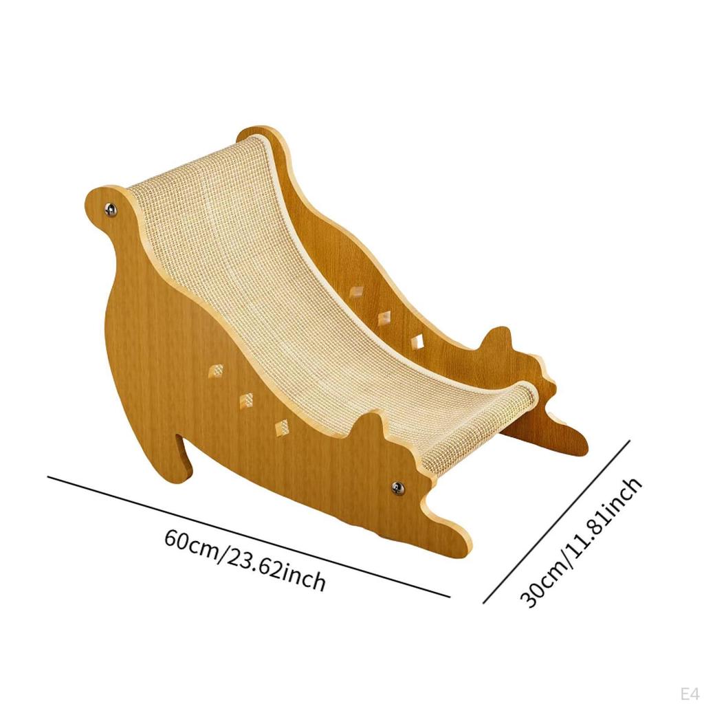 2 in 1 Cat Sisal Scratcher Lounge Couch Kitten Bed Sofa Lightweight Scratching Pad