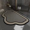 New Non-slip Bathroom Floor Mat Water-absorbent Soft Toilet Door Step Mat Diatom Mud Bathroom Toilet Carpet Bathroom