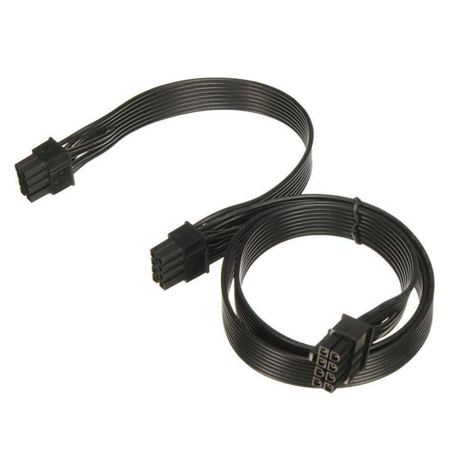 Ny 1× PCI-e 8-pinners til DOBBEL 8-pinners (6+2) Pin Strømkabel For CORSAIR AX-serien Modulær PSU